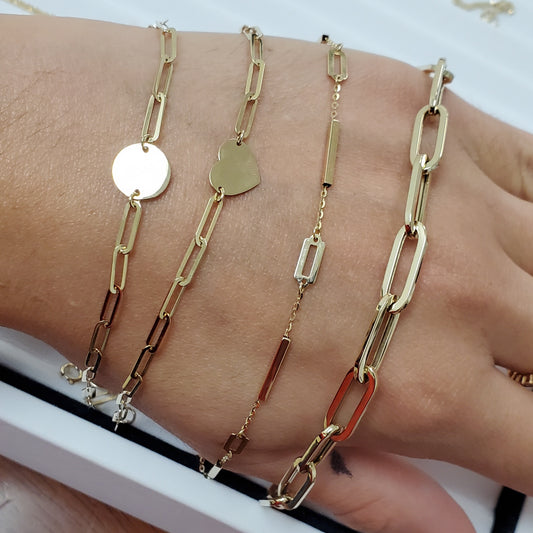 Circle Paperclip Bracelet