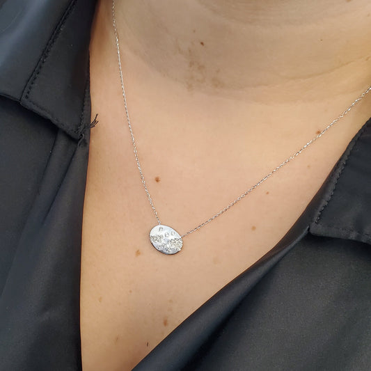 Diamond Oval Necklace