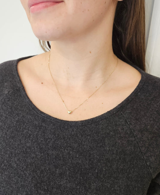 Mini Puffed Heart Necklace