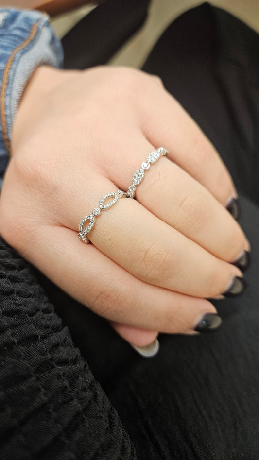 Infinity Diamond Ring