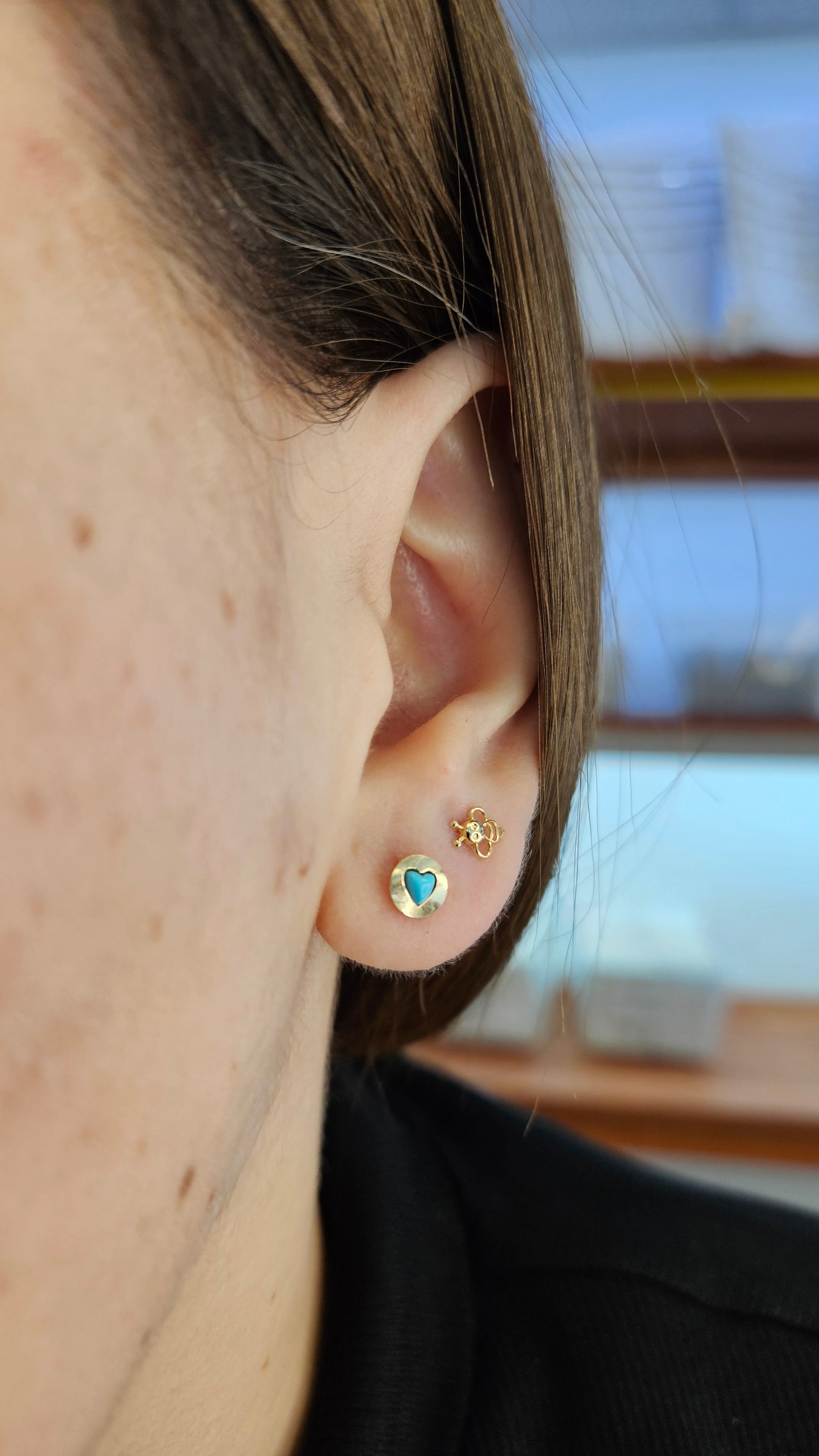 Bumble Bee Baby Earrings