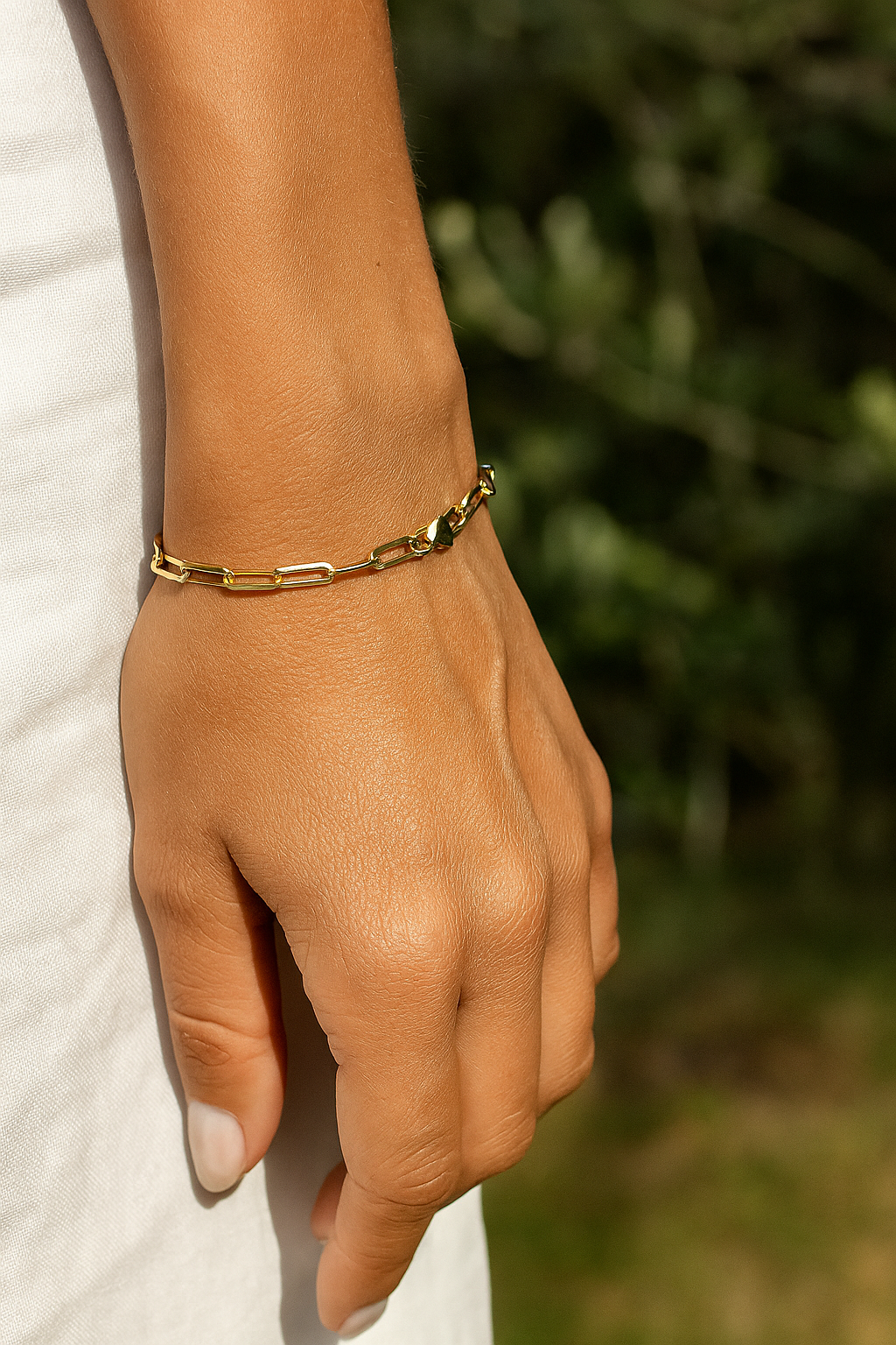 Petite Paperclip Link Bracelet