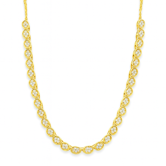 Diamond Riviera Style Necklace