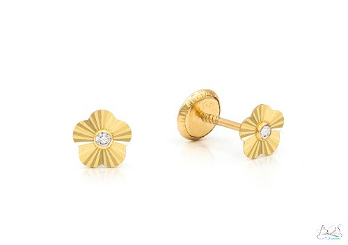14KY Gold diamond cut
