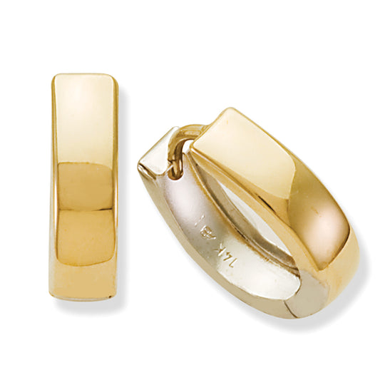 4mm Two-Toned Huggies