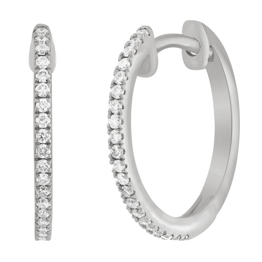 13mm Diamond Huggies