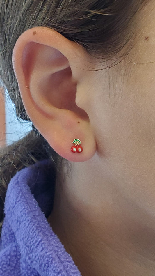 Red Cherry Earrings
