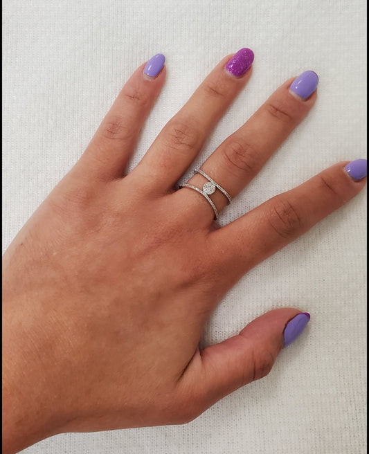 Open Diamond Ring
