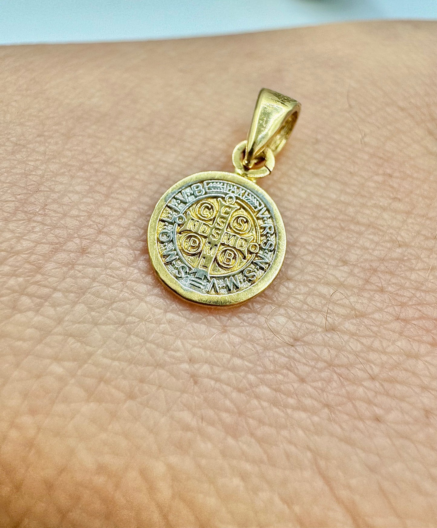 St. Benedict Medal 14K Gold 7MM