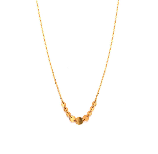 Multiple Disc Circles Necklace