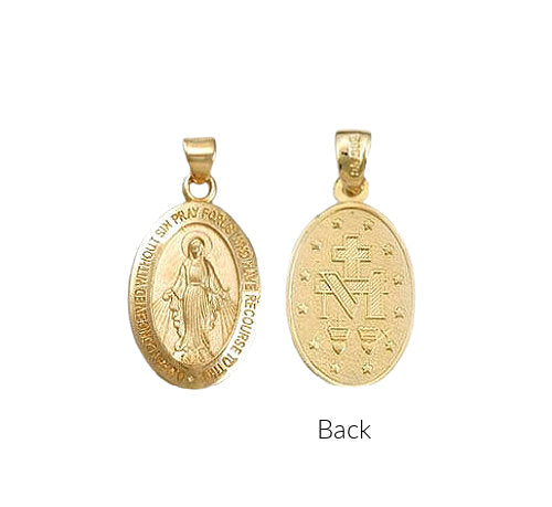 15mm Oval Miraculous Medal
