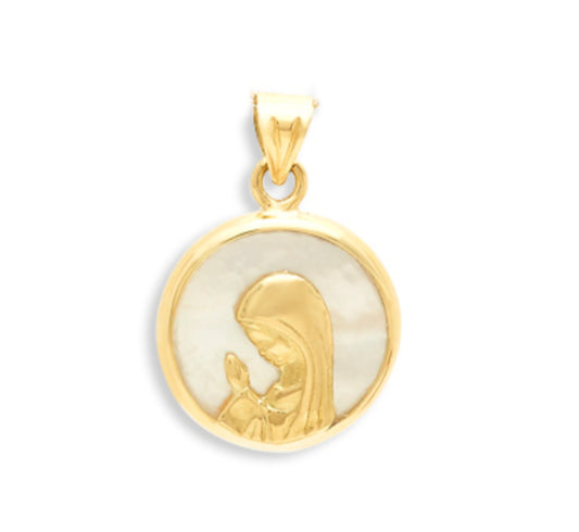 Praying Virgen Mary Medal