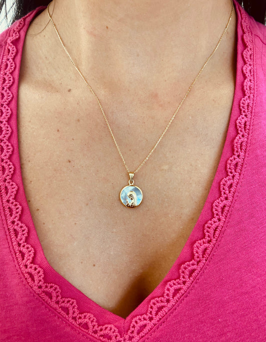 Praying Virgen Mary Medal 13mm