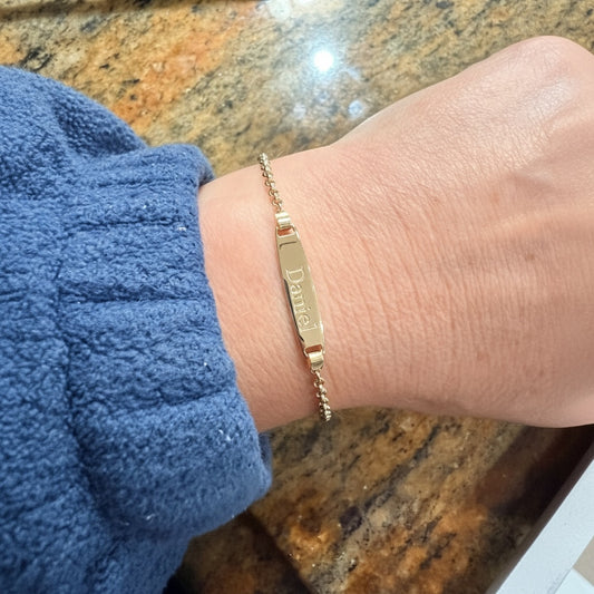 Rolo Link Baby ID Bracelet Newborn to 3 years