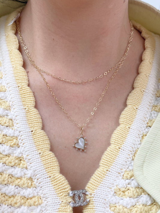 Open Cable Link Chain Necklace