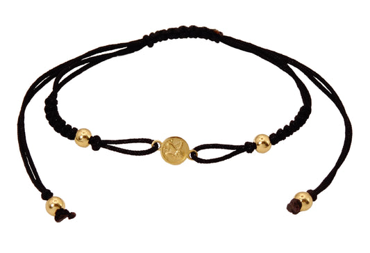 Mini Guardian Angel Macrame Bracelet