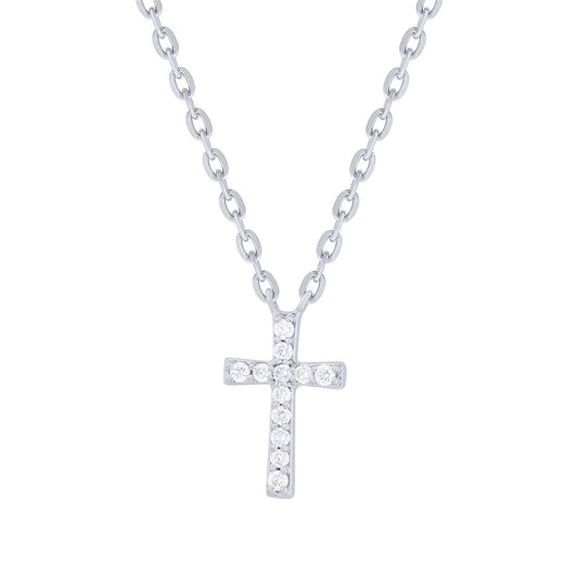 Gold Diamond Cross