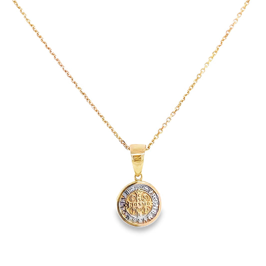 Saint Benedict Medal 14K Gold 8MM