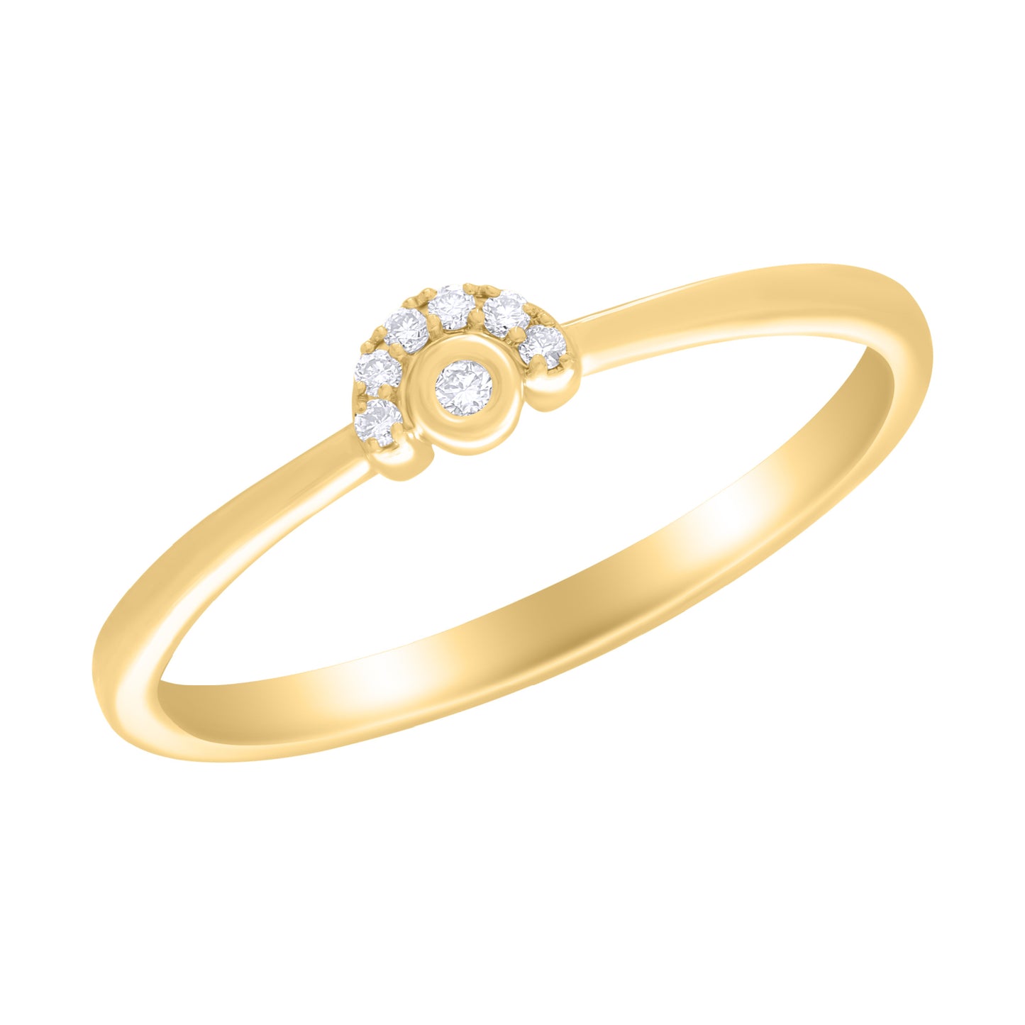 Diamond Cluster Ring