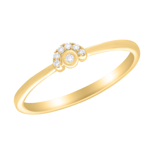 Diamond Cluster Ring