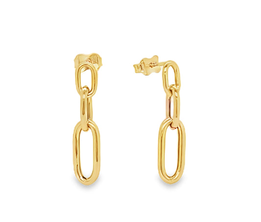 Riviera Paperclip Dangle Earrings