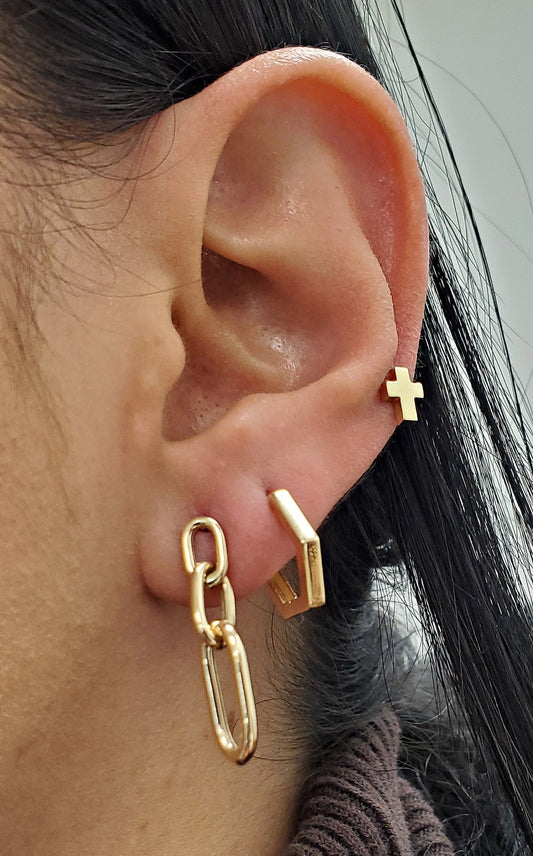 Riviera Paperclip Dangle Earrings