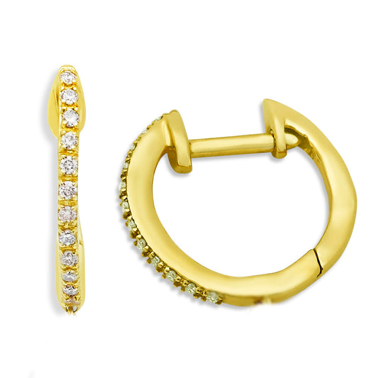 Thin Diamond Huggies