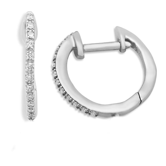 Thin Diamond Huggies