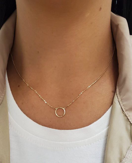 Open Circle Necklace