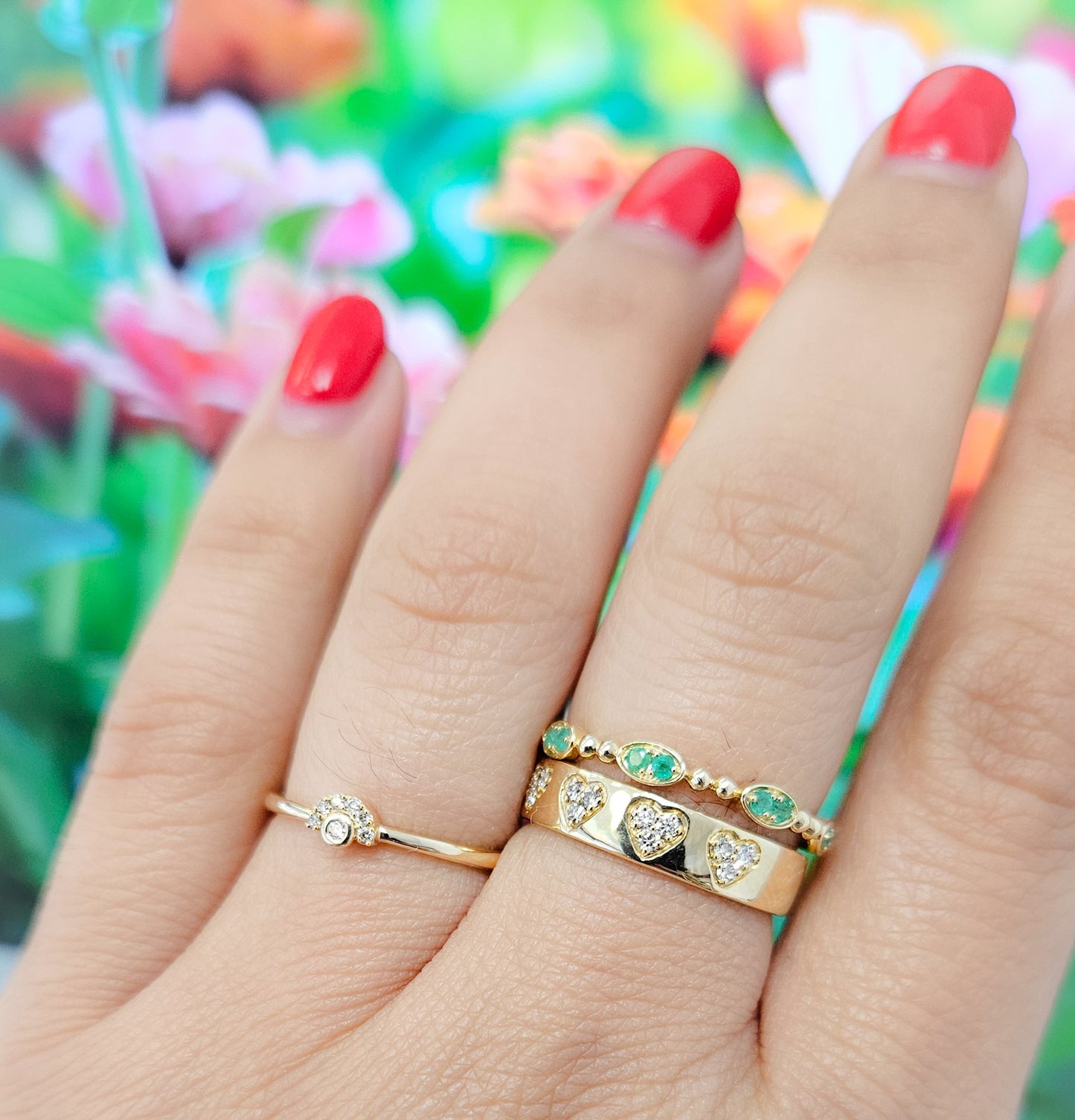 Diamond Cluster Ring