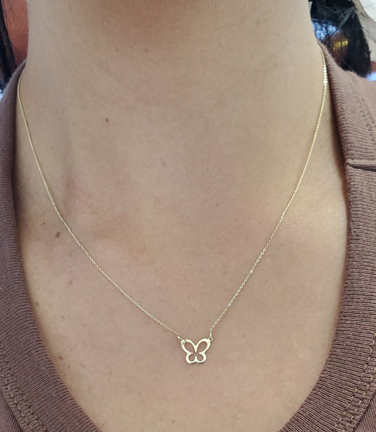 Open Butterfly Necklace