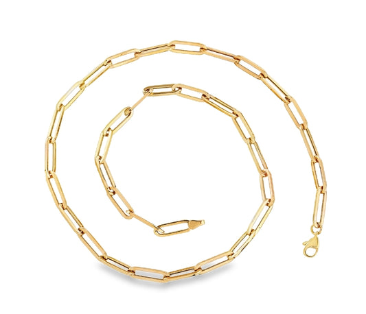 Large Chunky Paper Clip Necklace