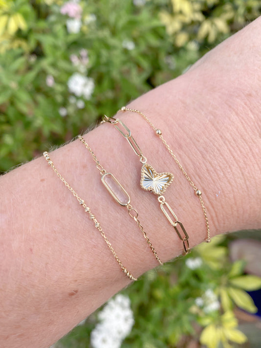 Station 2mm Bead Bracelet