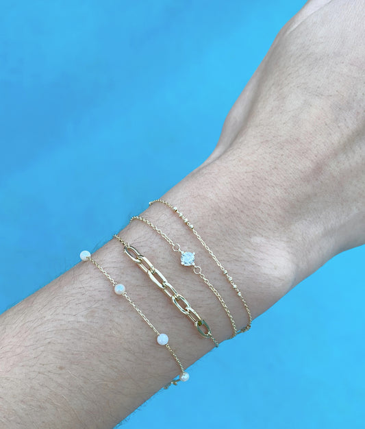 Adjustable Paperclip Bracelet