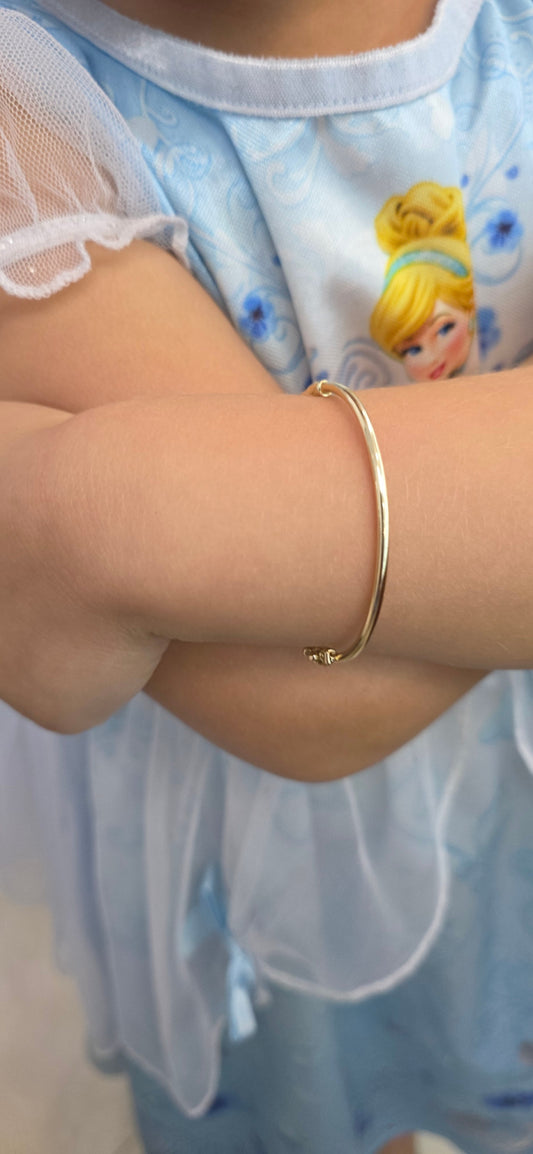 Classic Hinged Baby Bangle Bracelet
