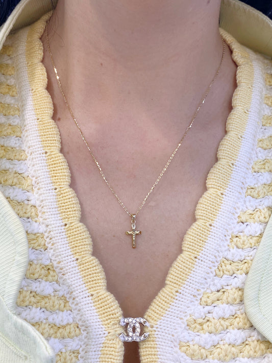 Mini Crucifix Cross Pendant
