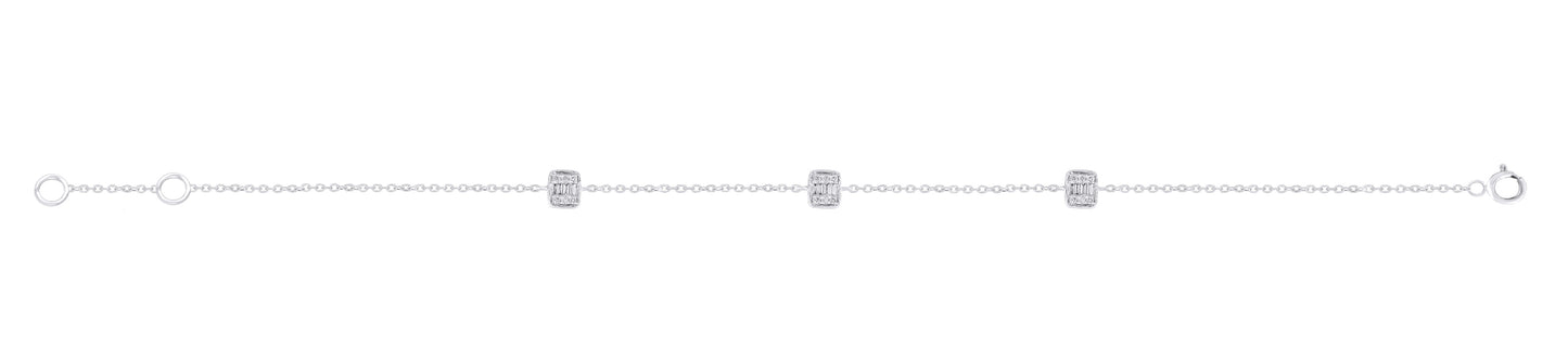 Baguette Diamond Bracelet