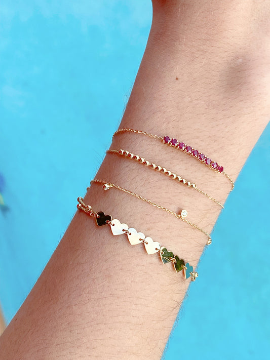 Multi Mini Bead Bracelet