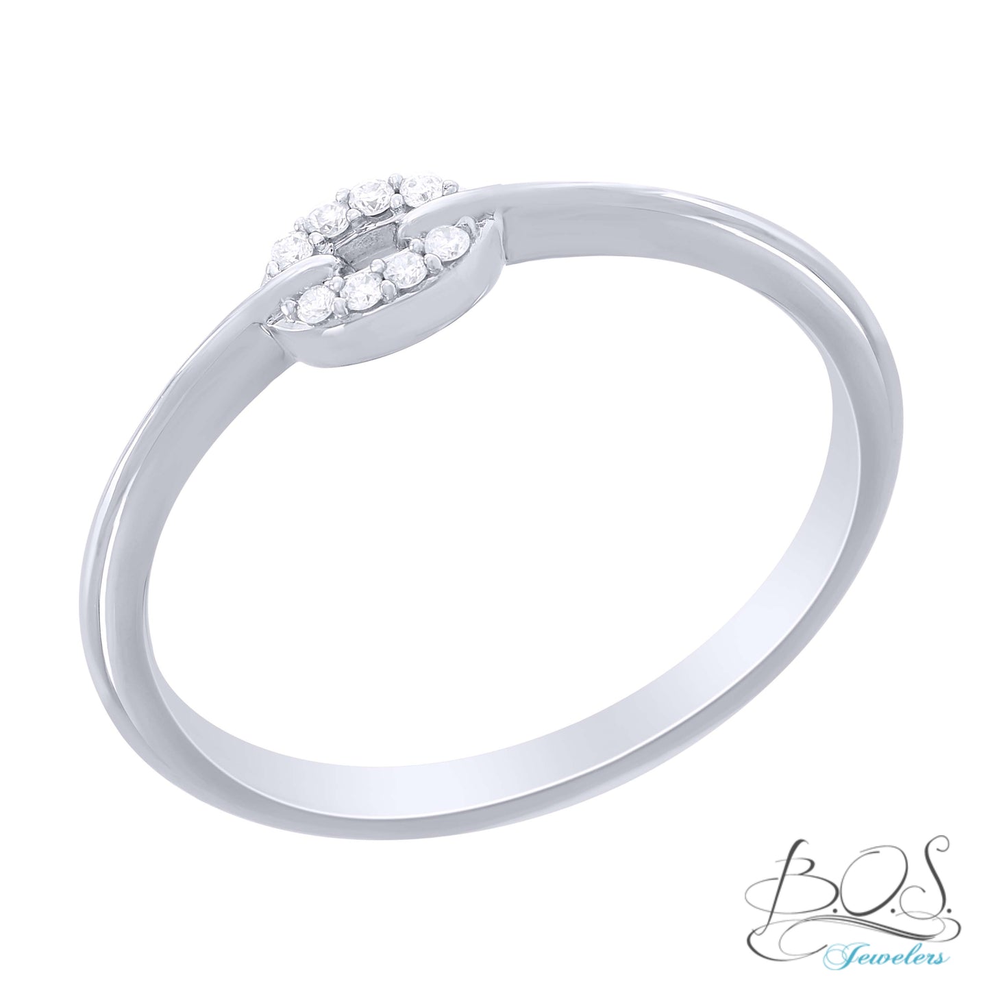 14k Gold Oval Diamond Ring