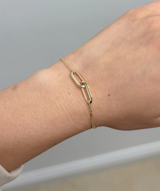 Double Link Chain Bracelet