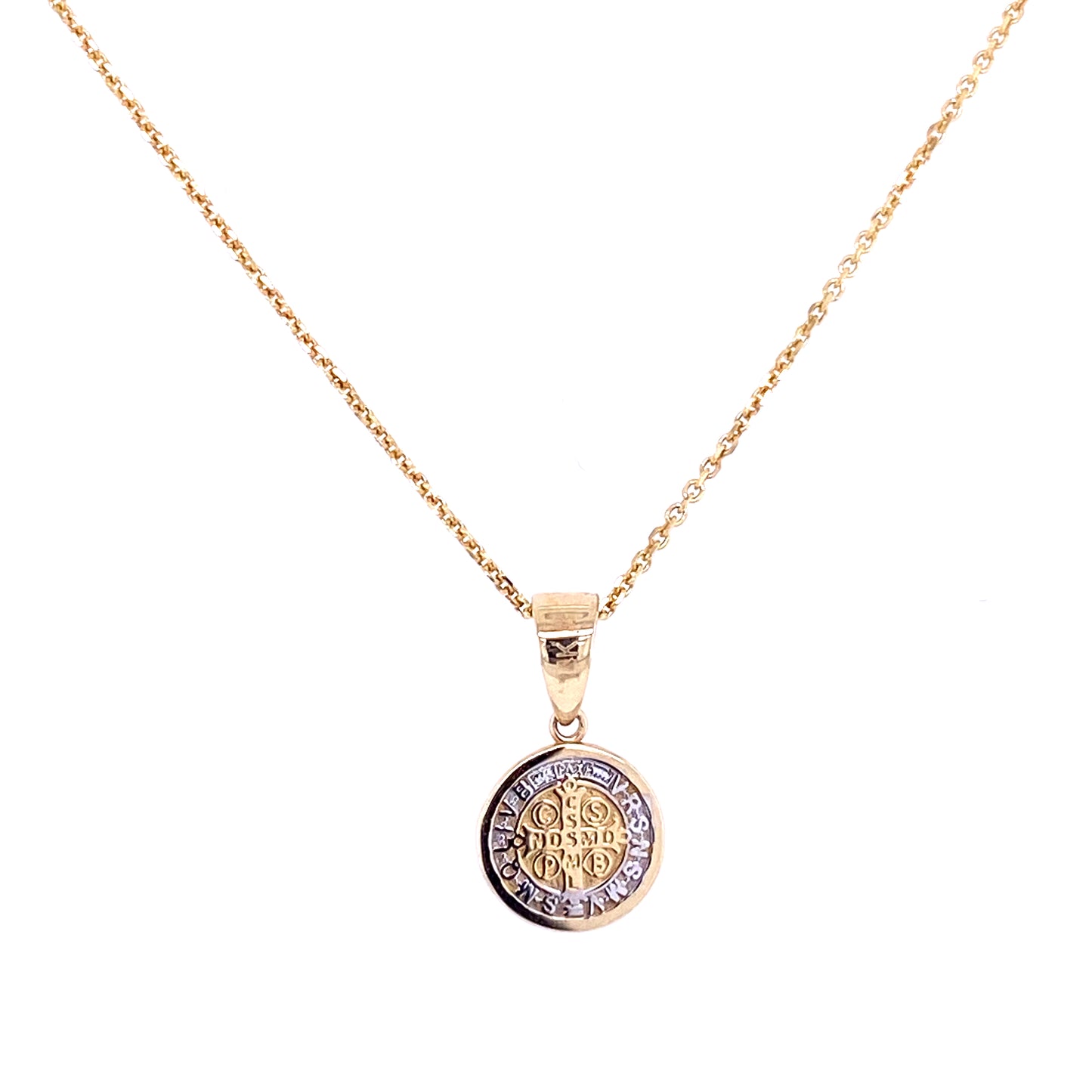 St. Benedict Medal 14K Gold 7MM