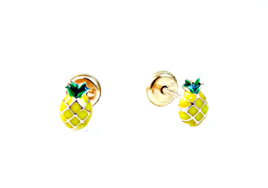 Pineapple Earring Crafted