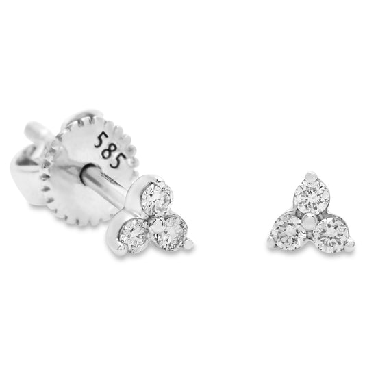 Trio Diamond Stud