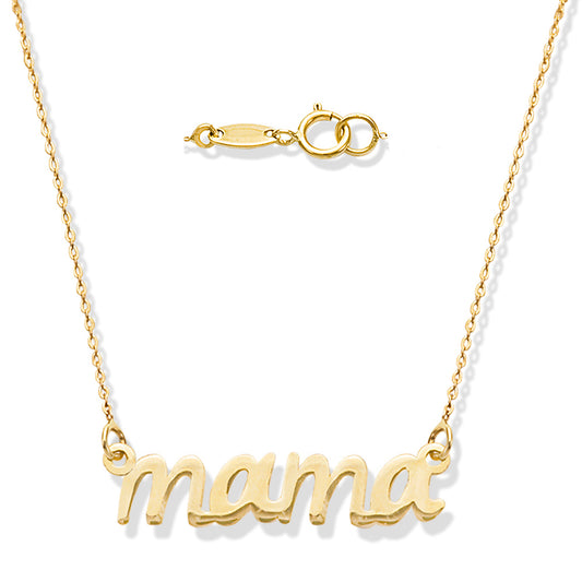 MAMA Cut Out Necklace