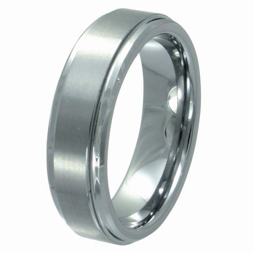 Men's Tungsten Carbide 6.5mm Wedding Band