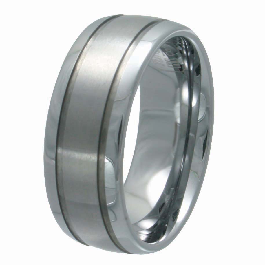 Men's Tungsten Carbide 9mm Wedding Band