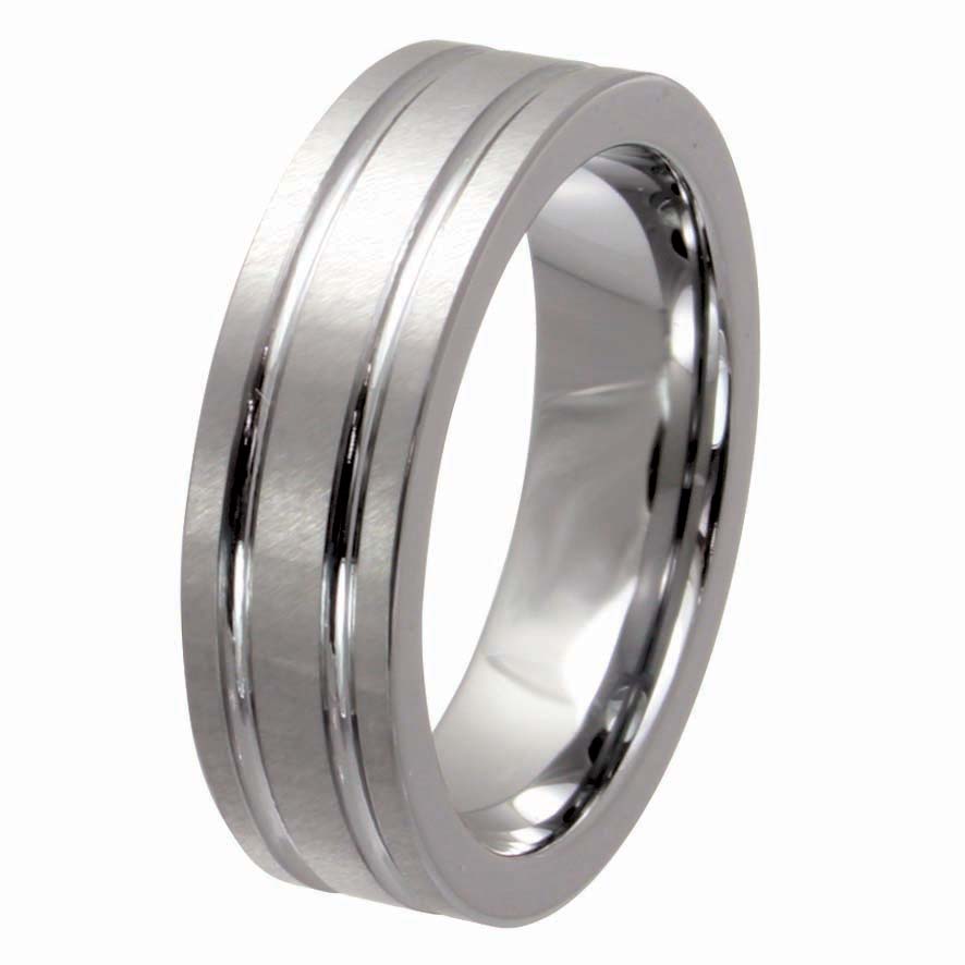 Men's Tungsten Carbide 6.5mm Wedding Band