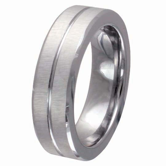 Men's Tungsten Carbide 6.5mm Wedding Band