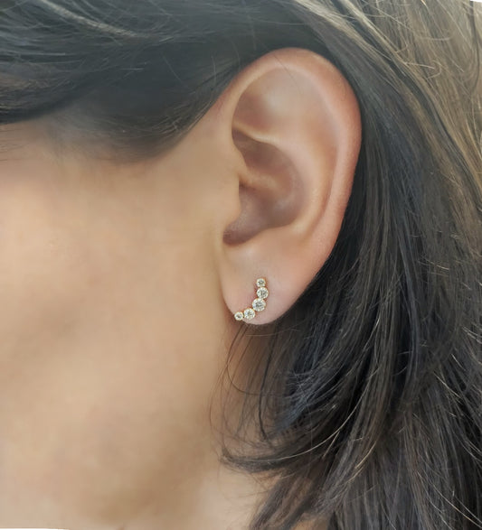 Crawler Earring Cubic Zirconia
