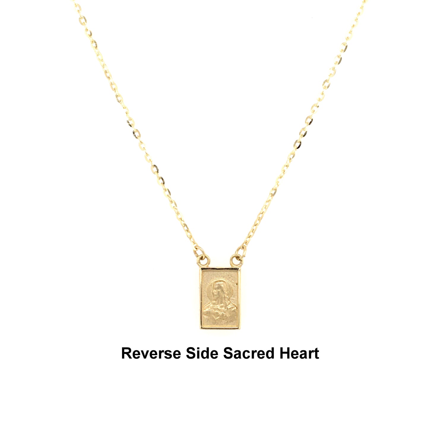 Single Small Scapular Medal Necklace